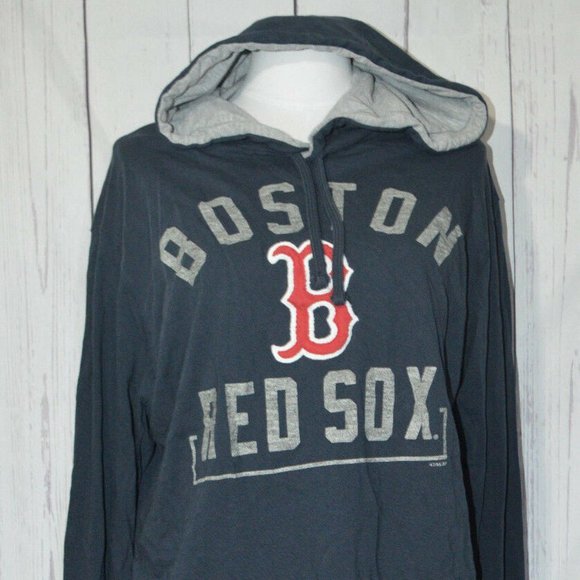 '47 Other - 47 Brand BOSTON RED SOX Hooded Long Sleeve Shirt L